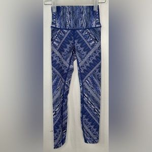 Lululemon (2) interweave Wunder Under high rise crop tight